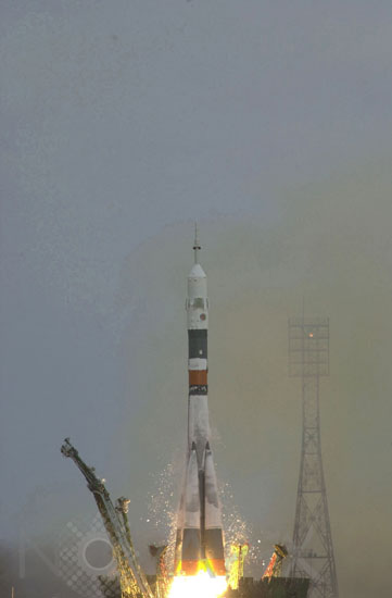 Launch of Andomède mission from Baikonur 10/2001