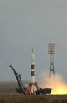 Décollage fusée Zemiorka-Soyuz 10/2001