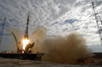 Décollage fusée Soyuz. 04/2003