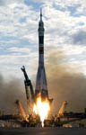 Décollage d'une fusée Soyuz 04/2003