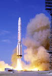 Décollage fusée Proton 07/2000