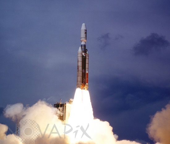 Décollage fusée Titan 3. 09/1992