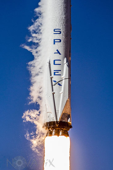 Décollage fusée Falcon 9 - 01/2017
