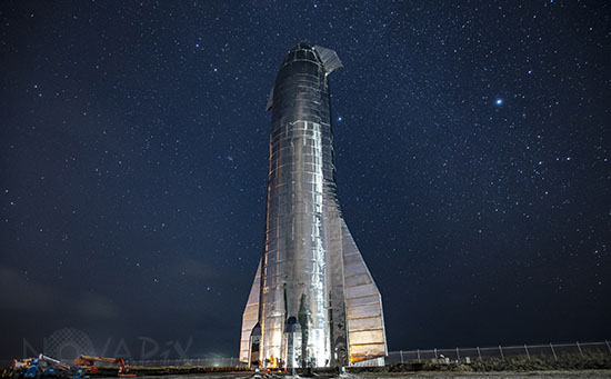 Prototype de la fusée Starship - 09/2019