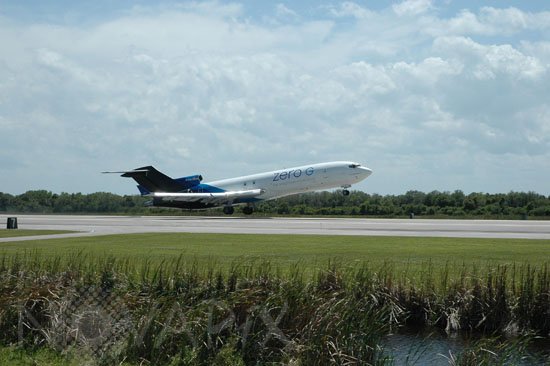 Take off of the Boeing 727 Zero G. 04/2007
