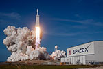 Décollage fusée Falcon Heavy - 02/2018