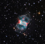 Nébuleuse planétaire M76 (NGC 650-51) dans Persée