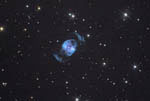 Nébuleuse planétaire NGC 2371 dans les Gémeaux