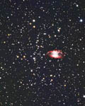 Vieil amas ouvert et nébuleuse planétaire NGC 2818