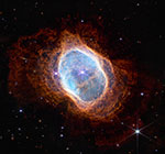 Nébuleuse planétaire NGC 3132 dans les Voiles