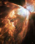 Nébuleuse planétaire NGC 6302 dans le Scorpion