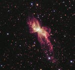 A planetary nebula, NGC 6302 in Scorpius