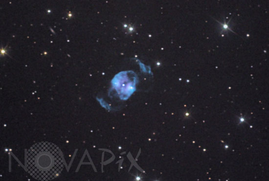 Nébuleuse planétaire NGC 2371 dans les Gémeaux