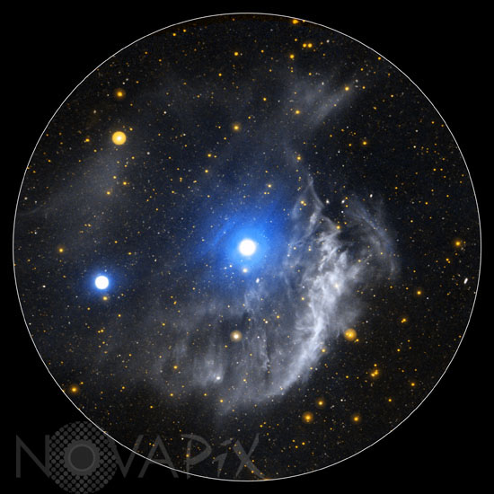 Nébuleuse planétaire NGC 3242 vue en ultraviolet