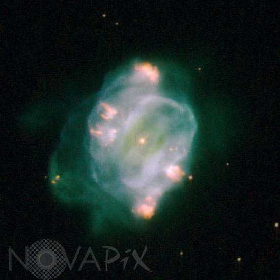 Nébuleuse planétaire NGC 5307 dans le Centaure.