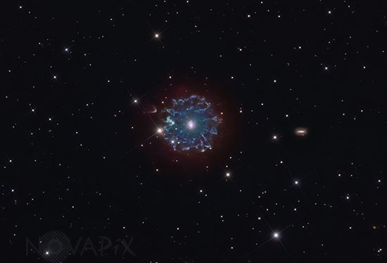 Nébuleuse planétaire NGC 6543 dans le Dragon