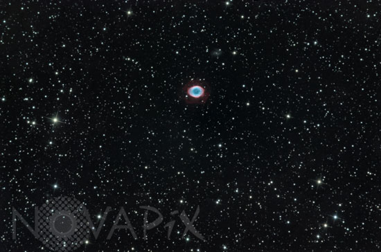 M57 (NGC 6720) planetary nebula in Lyra