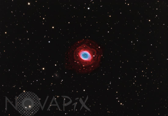 M57 (NGC 6720) planetary nebula in Lyra
