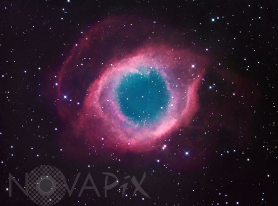 Nébuleuse planétaire Hélix (NGC 7293) dans le Verseau