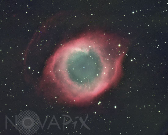 Nébuleuse planétaire Hélix (NGC 7293) dans le Verseau