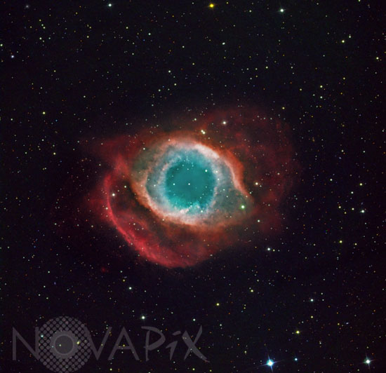 Nébuleuse planétaire Hélix (NGC 7293) dans le Verseau