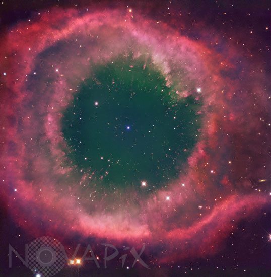 Nébuleuse planétaire Hélix (NGC 7293) dans le Verseau