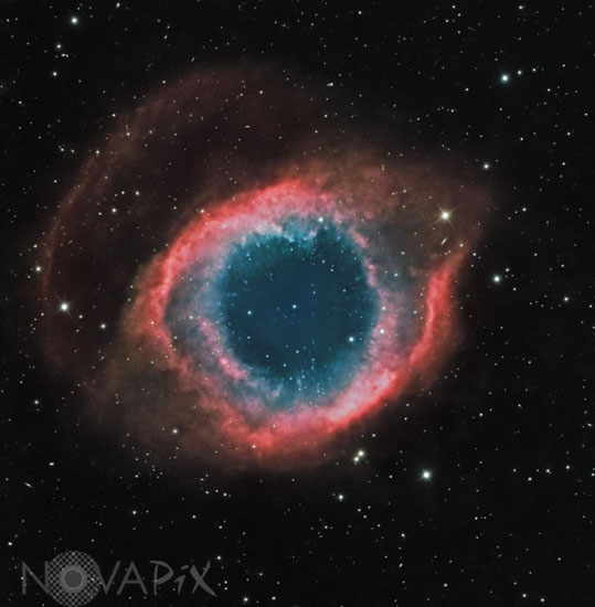 Nébuleuse planétaire Hélix (NGC 7293) dans le Verseau