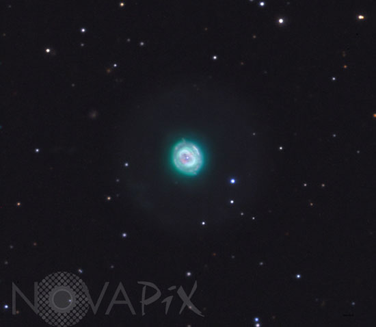 Planetary nebula NGC 7662 in Andromeda