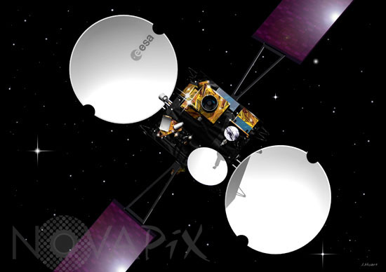 ARTEMIS satellite artist view