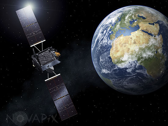Satellite de relais EDRS-C - Vue d'artiste