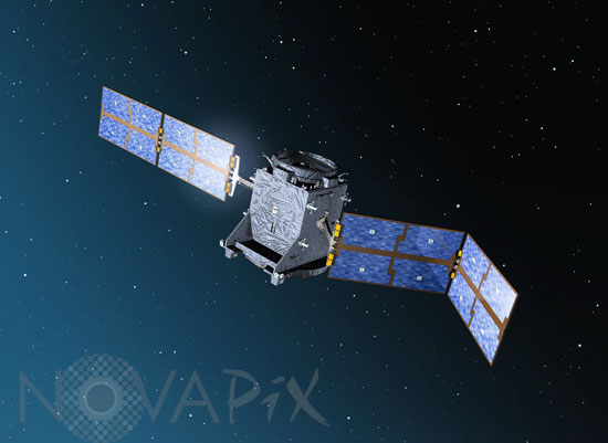 Le satellite Giove-A - Vue d'artiste