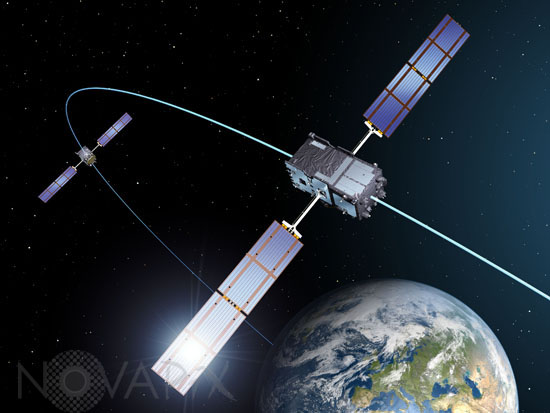 Satellites Galileo - Vue d'artiste