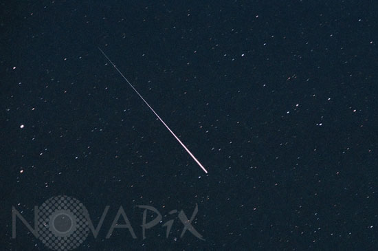 Passage d'un satellite de communication Iridium.