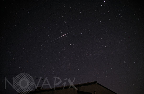 Passage d'un satellite de communication Iridium.