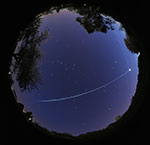 Passage de satellites Starlink