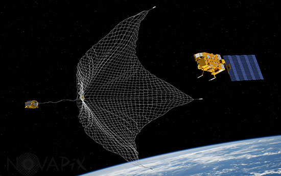 E.DEORBIT: un satellite pour nettoyer l'espace