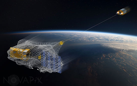 E.DEORBIT: un satellite pour nettoyer l'espace