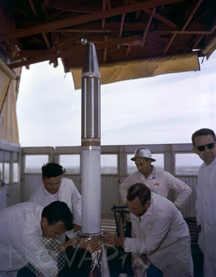 Installing Explorer 1 to Jupiter-C rocket