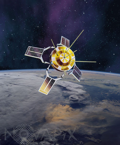 Satellite artificiel D-1A Diapason - Illustration