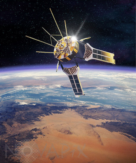 Satellite artificiel D-1D Diadème - Illustration