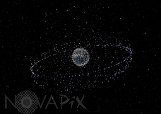 Trackable objects in orbit around earth