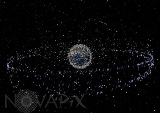 Trackable objects in orbit around earth