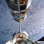 Déploiement du satellite LDEF