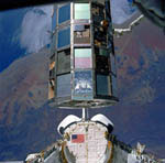 Récupération du satellite LDEF