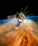 Satellite artificiel D-1C Diadème - Illustration