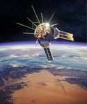 Satellite artificiel D-1D Diadème - Illustration