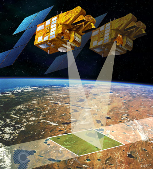 Satellite Spot-5, artwork