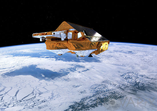 Satellite CRYOSAT-2 - Artist view