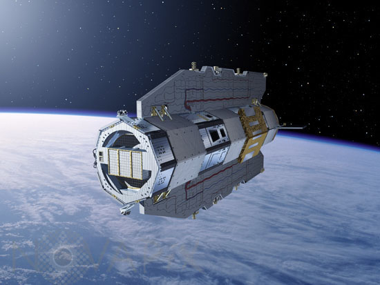 Artist view of the GOCE satellite