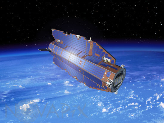 Satellite GOCE - Vue d'artiste